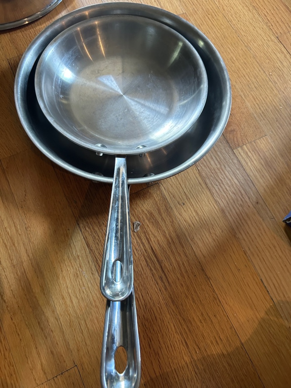 All-Clad Classic Stainless Steel Fry Pan Set - 8” and 10” diameter